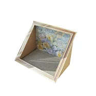 【上手家居】油畫貓抓板(貓抓板/貓抓屋/貓抓窩/貓抓/貓抓板屋) 花叢 油畫貓抓板