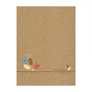 美加美 牛皮筆記16K橫線加厚-花 5本 / 包 AO1012