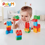 【德國PolyM】動物王國積木組31件組
