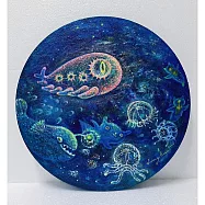 【玲廊滿藝】果醬-內太空探險之旅- 深海小桃號40x40cm