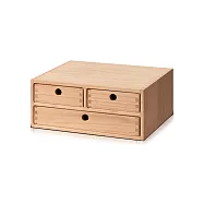 【桐趣】風雅硯實木三抽文件櫃-桌上型-2色可選 原木