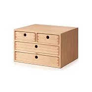 【桐趣】墨香硯實木四抽文件櫃-桌上型-2色可選 原木