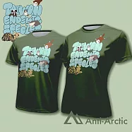 【Anti-Arctic】|台灣特有種-短袖T恤-兒童- 120 軍綠