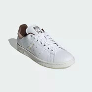 adidas 休閒鞋 Stan Smith W 女鞋 白 棕 金 絨布 史密斯 愛迪達 IF7003 23cm WHITE/BROWN