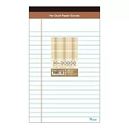 美加美 30K布格紋易撕企劃紙-白 5本入 / 包 AO4015