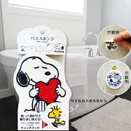 日本製浴缸&浴廁清潔可愛卡通海綿 _愛心款