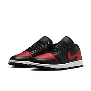 Air Jordan 1 Low Bred Twist 黑紅 553558-067 透氣 AJ1 一代 喬丹 低筒 運動鞋 休閒鞋 男鞋 US9 27cm