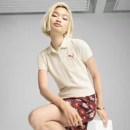 PUMA 流行系列PRM ESS 女短袖Polo衫-62977787 XS 白色
