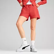 PUMA 流行系列PRM ESS 4吋 女休閒短褲-62978215 L 紅色