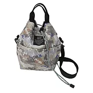 日本KiU 438-509 噴墨迷彩 四口袋小型水桶包, 防水防髒超輕量, 快速取物, 大容量, 可提可肩背, 可斜背