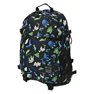 日本KiU 111-521 限量 玄黑怪獸 ROLLING CRADLE聯名 底部分層 防水機能後背包