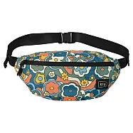 日本KIU 84523 幸福花團 大容量胸腰包 防潮防潑水 (男女適用)