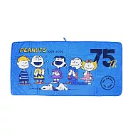 SNOOPY史努比超細纖維吸水快乾大浴巾75週年紀念-2件組 歡樂趣