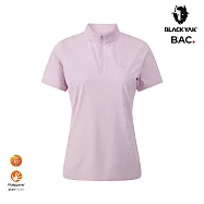 BLACKYAK 女 ICE FRESH短袖半開襟 S 丁香紫粉
