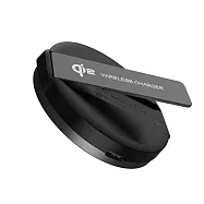 【amuok】Qi2認證 極簡mini磁吸無線充電器 黑色(支架款)