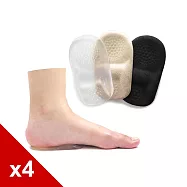 糊塗鞋匠 優質鞋材 E08 GEL後跟墊 4雙 A01透明小