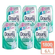 Downy 室內晾乾濃縮洗衣精補充包1800mlx6入