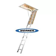 美國Werner穩耐安全梯 折疊式閣樓梯 適用樓板高度範圍 2.34m~3.12 /組 AH2210B(確認訂購後無法退換貨)