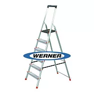 美國Werner穩耐安全梯 鋁合金寬踏板6階梯 大平台 鋁梯 A字梯 梯子 /組 L236R-2(確認訂購後無法退換貨)