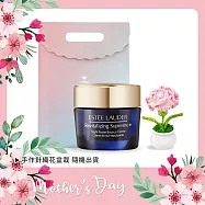 ESTEE LAUDER 雅詩蘭黛 年輕無敵一夜修護膠原霜(75ml)+手作針織康乃馨-母親節獻禮附禮袋-公司貨