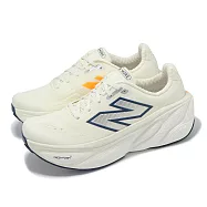 New Balance 慢跑鞋 More V5 2E 男鞋 寬楦 米黃 黑 厚底 緩衝 輕量 運動鞋 NB MMORCF5-2E 29cm BEIGE/NAVY