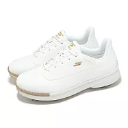 Skechers 高爾夫球鞋 Go Golf Jasmine 2 女鞋 白 金 防水鞋面 皮革 抓地 運動鞋 123127WGD 26cm WHITE/GOLD