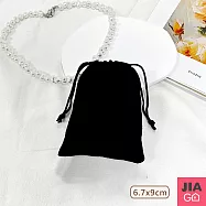 JIAGO 6.7*9cm絨布抽繩束口袋(10入)