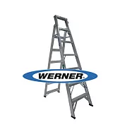 美國Werner穩耐安全鋁梯 鋁合金兩用梯(梯長2.1m) A字梯 直梯 /組 DP367AZ(確認訂購後無法退換貨)