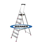 美國Werner穩耐安全梯 鋁合金寬踏板7階梯 大平台 鋁梯 A字梯 梯子 /組 L237R-2(確認訂購後無法退換貨)