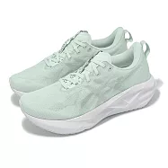 Asics 慢跑鞋 Novablast 5 男鞋 綠 灰 輕量 彈力 厚底 路跑 運動鞋 亞瑟士 1011B974300 30cm PURE AQUA/SEAL GREY
