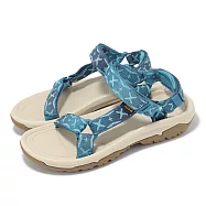 Teva 戶外涼鞋 W Hurricane XLT2 女鞋 藍 魔鬼氈 快乾 戶外 山系 水陸機能涼鞋 1169132WLSS 22cm BLUE/KHAKI