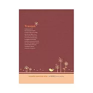 美加美 16K橫線筆記-寧靜樹林咖啡 10本 / 包 AD4110