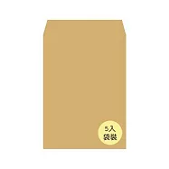 美加美 大6K中興牛皮公文封-袋裝 10束 / 包 N1106P