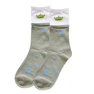 【ONEDER 旺達棉品】迪士尼長筒襪 三眼怪長襪 台灣製棉襪女襪- 三眼怪 TO-C501