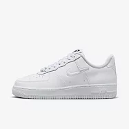 Nike W Air Force 1 &rsquo;07 SE [FB8251-100] 女 休閒鞋 經典 AF1 反光小勾 白 25.5cm 白/黑