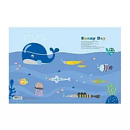 美加美 8K圖畫本-海洋生物 387x264mm 5本 / 包 AF5540