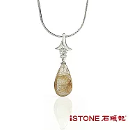 石頭記 天然髮晶項鍊-黃金美人