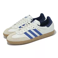 adidas 休閒鞋 Samba OG 男鞋 女鞋 白 藍 麂皮 復古 德訓鞋 情侶鞋 愛迪達 JH5632 24cm WHITE/BLUE
