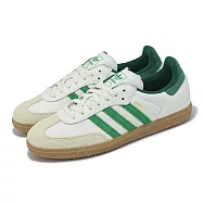 adidas 休閒鞋 Samba OG 男鞋 女鞋 白 綠 麂皮 膠底 復古 德訓鞋 情侶鞋 愛迪達 JI3202 25.5cm WHITE/GREEN