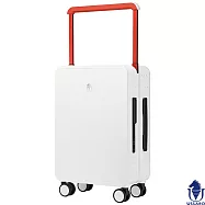 【USSARO】24吋時尚奢華系列框箱/行李箱/旅行箱/託運箱(雪地白) 24吋 雪地白