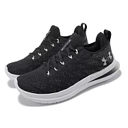 Under Armour 慢跑鞋 Velociti 3 女鞋 黑 白 針織 回彈 穩定 Flow 路跑 運動鞋 UA 3026124002 24cm BLACK/WHITE
