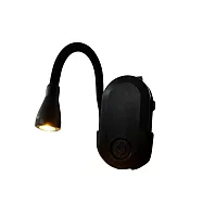 迷你袖珍小巧輔助夾燈 衣領口袋夾燈 夾書本閱讀燈 小夜燈 三種色光可調光 黑殼