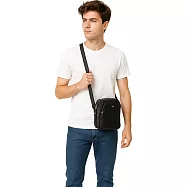 【CROSS】台灣總經銷 限量1折 頂級小牛皮肩背包斜背包 亞斯系列 全新專櫃展示品