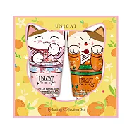 【UNICAT 變臉貓】聖誕禮物 橙心橙意招財貓護手霜2入禮盒
