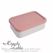 【Homely Zakka】北歐風高顏值撞色長方型享瘦減脂211餐盒/分隔便當盒_3色任選 無 北歐粉+米白