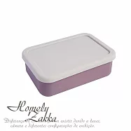 【Homely Zakka】北歐風高顏值撞色長方型享瘦減脂211餐盒/分隔便當盒_3色任選 無 北歐紫+米白