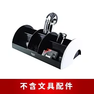 【O-Life】桌面置物整理收納盒-不含文具/小物整理盒/儲物盒/文具收納 黑白色