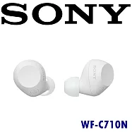 SONY WF-C710N 完美音質 降噪功能 更長電池續航力真無線耳機 索尼公司貨保固一年 4色 白色