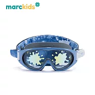 【MARCUS&MARCUS】Marckids兒童頭帶式造型大框泳鏡-深海章魚