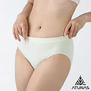 【ATUNAS 歐都納】女款瞬透無縫抑菌中低腰三角內褲A1UCGZ18W- L 豆沙綠